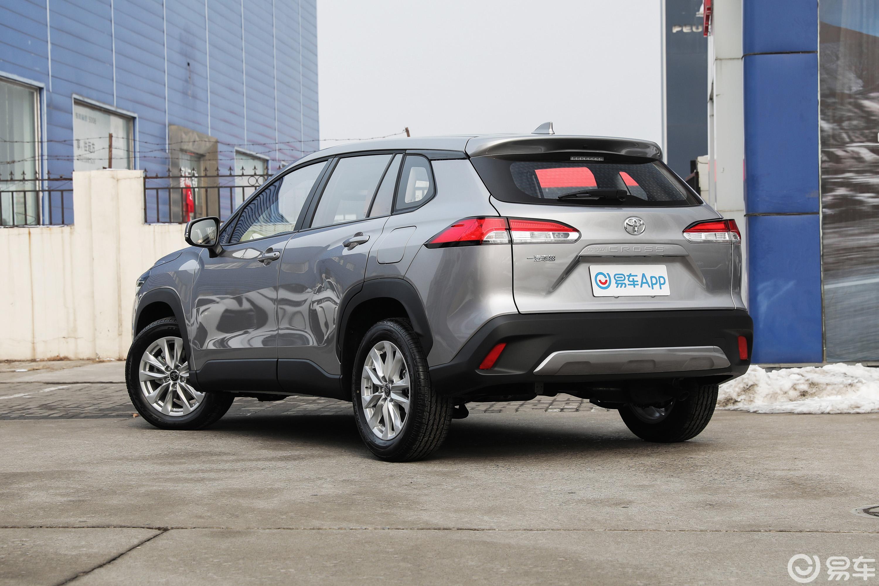 【卡罗拉锐放2.0L CVT 先锋版侧后45度车头向左水平图片-汽车图片大全】-易车