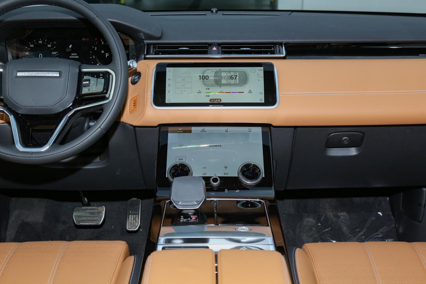 揽胜星脉340ps hse r-dynamic中控台整体