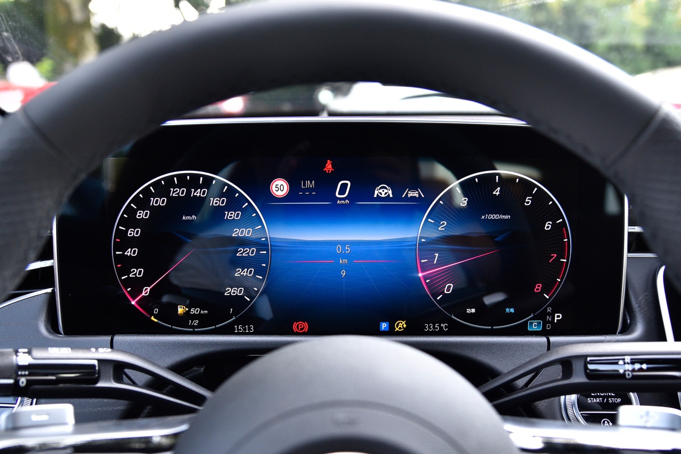 奔驰e级e 300 l 运动时尚型仪表盘