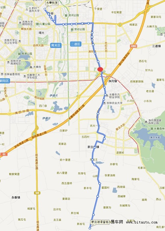 长春139路公交车路线图图片