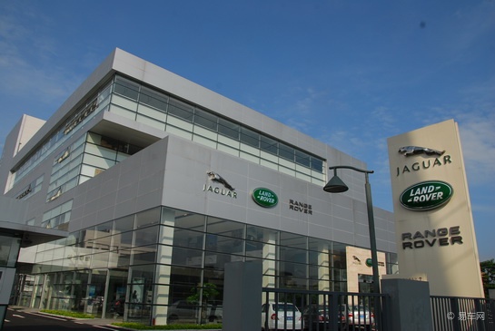 易车探店之珠海路虎捷豹4s店新店落成
