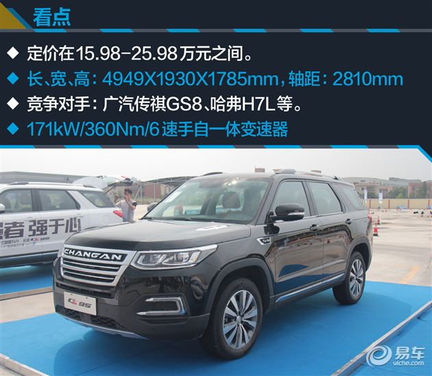 彪悍性能强者风范长安cs95对比试驾中山站