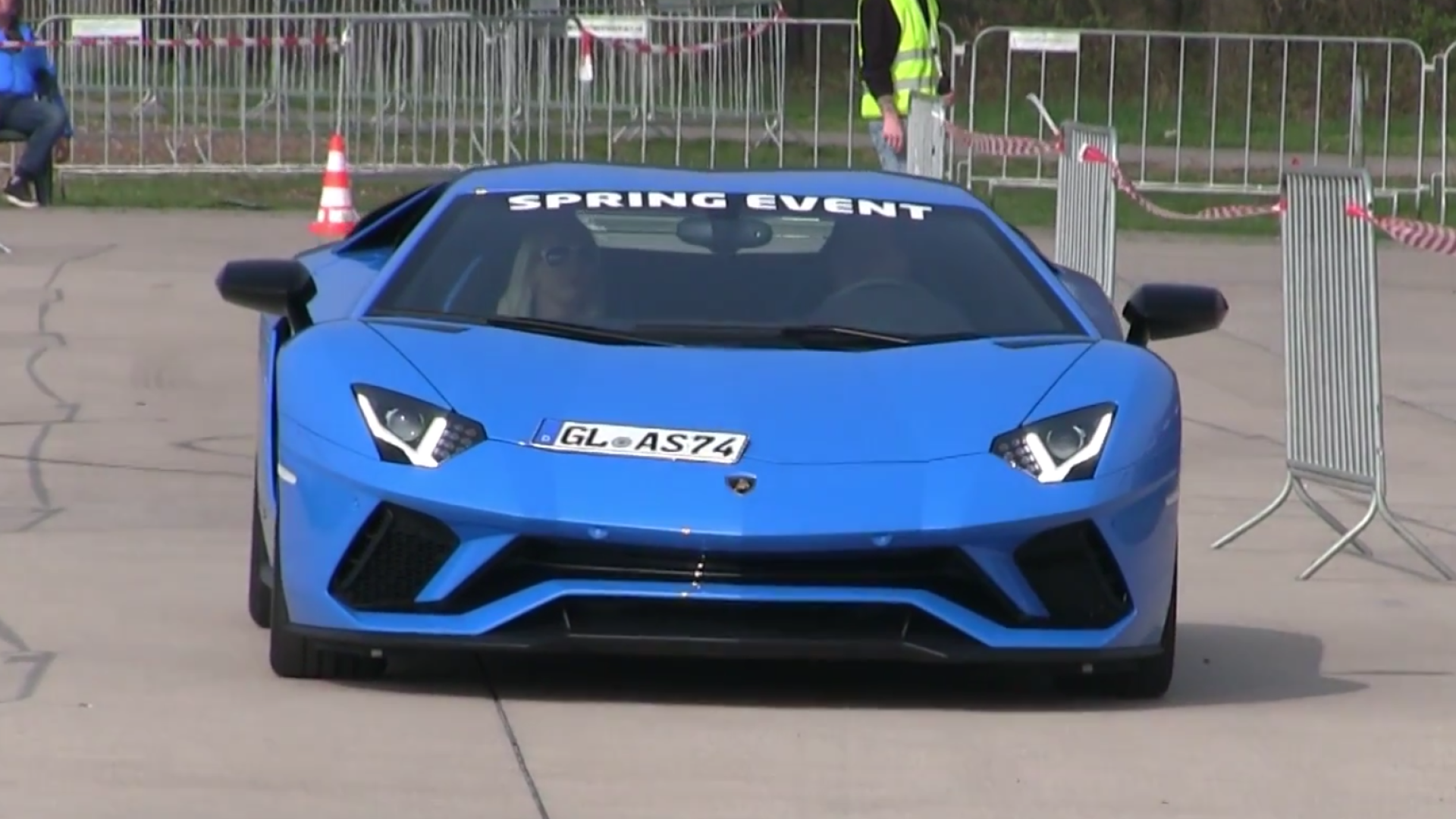 兰博基尼aventador s lp740拉风 弹射起步