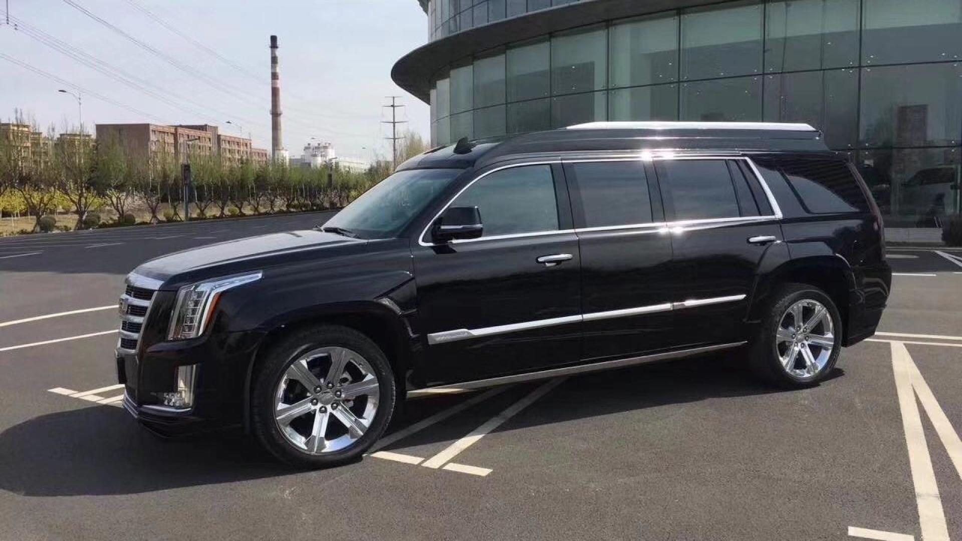 新款凯迪拉克凯雷德总统一号加长5.9米黑色现车钜惠