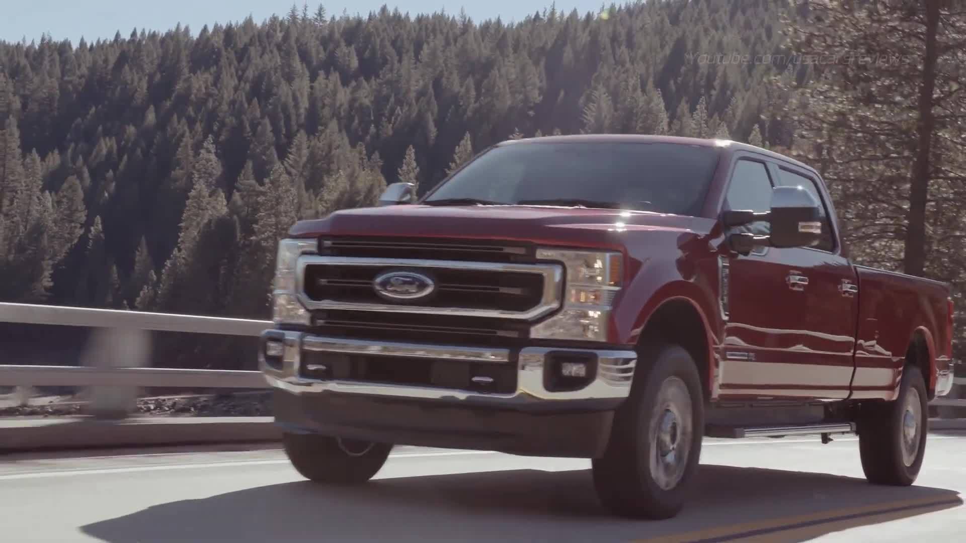 2020款福特f250首次亮相,豪华的内饰和驾驶体验超棒