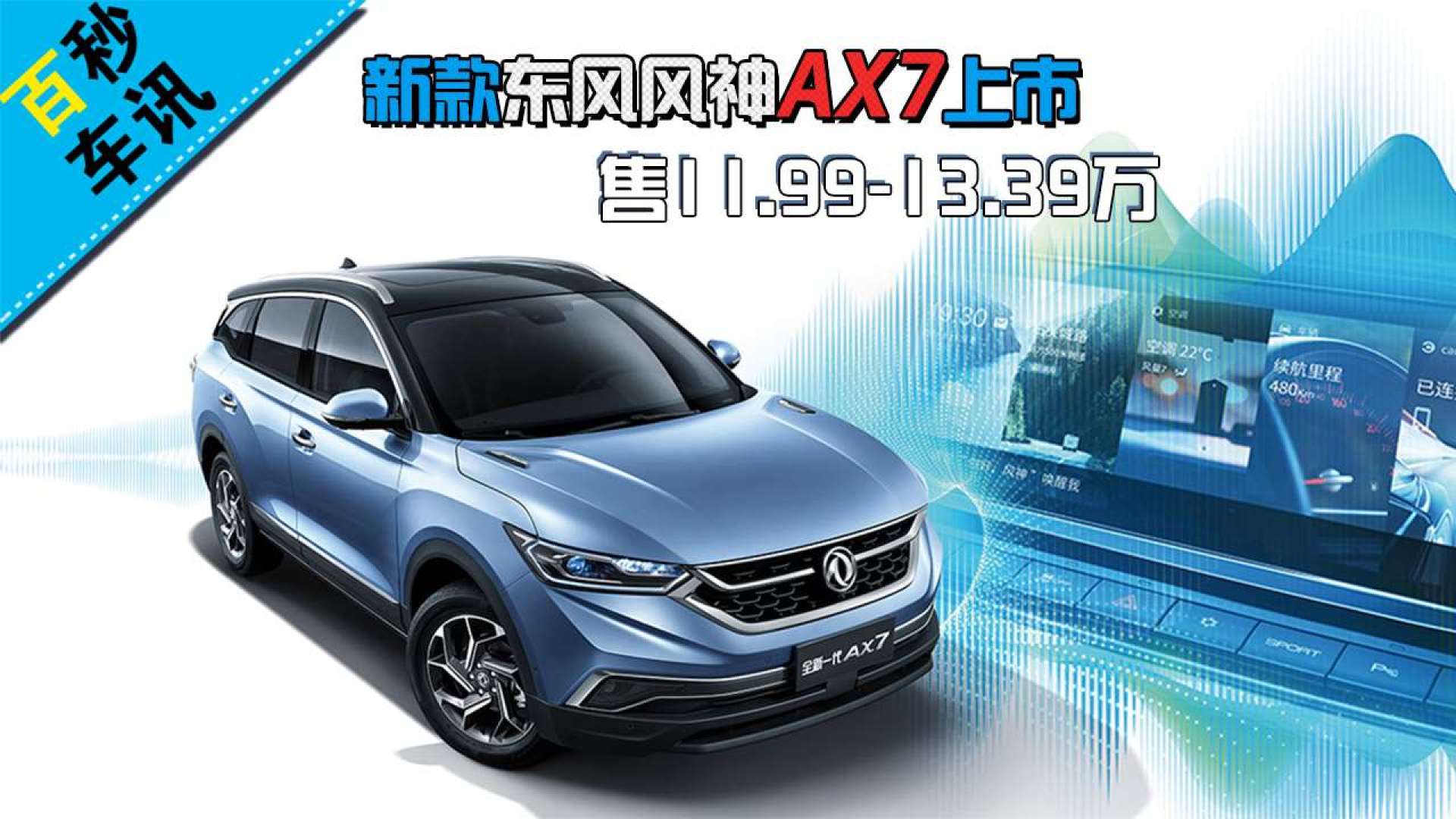 99-13.39万 新款东风风神ax7上市