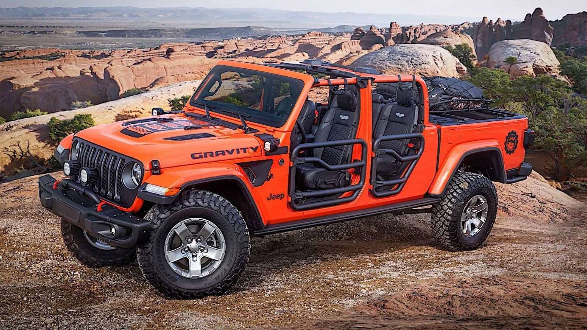 海外新车:jeep角斗士皮卡,不但能越野还很能拉货