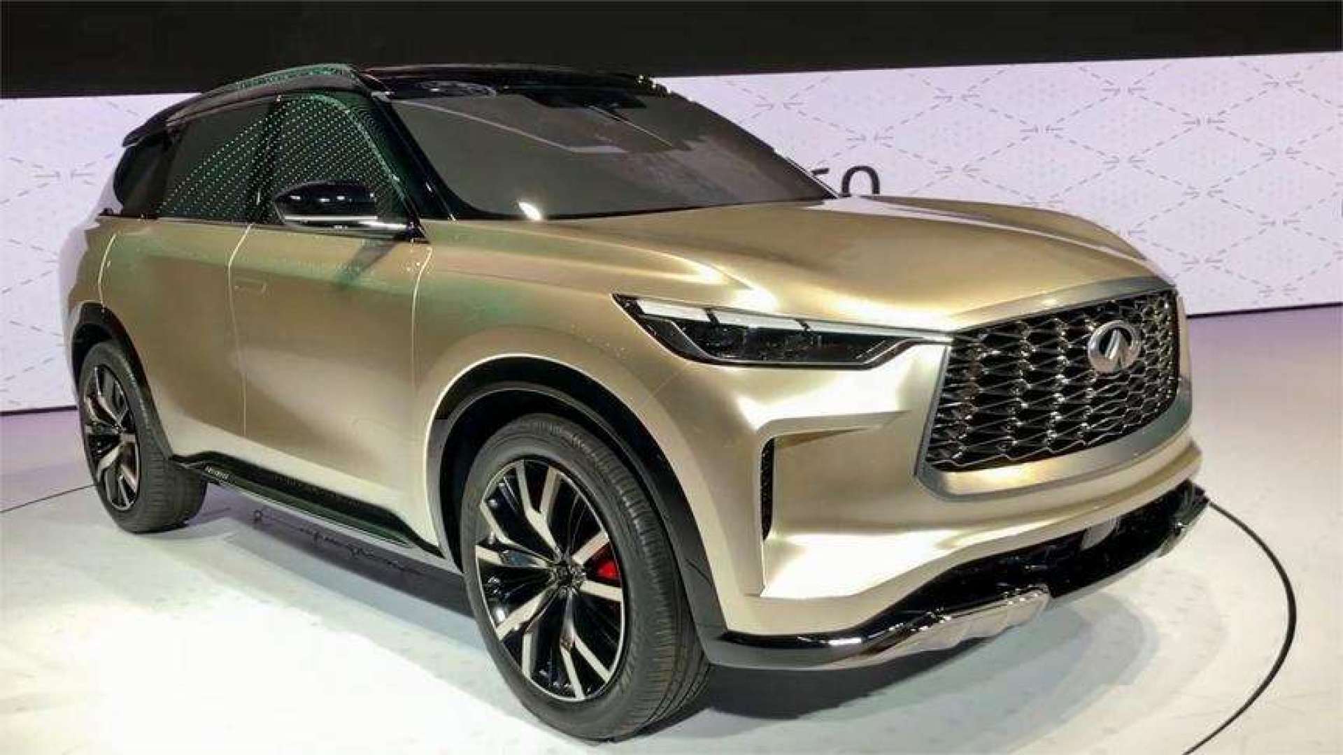 搶先實拍2021款英菲尼迪qx60,實車太霸氣了